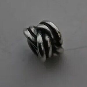 Pandora Twisted Love Knot silver charm authentic